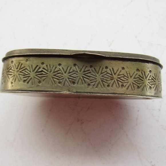 Vintage East Indian Metal Box - Picture 2 of 4